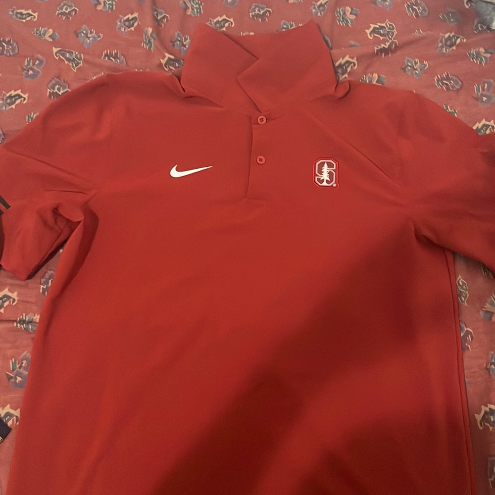 Brand New Never Worn Men’s Stanford Nike dry fit polo
